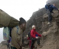 De Barranco Camp ( 3950 m) à Barafu Camp (4600 m) - Ascension du Kilimandjaro - Tanzanie